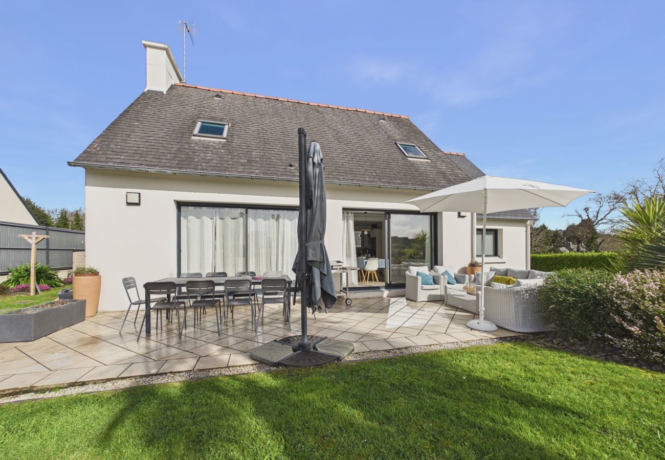 Ferienhaus in La Forêt-Fouesnant - Haus für 6 Erwachsene und 3 Kinder – 900 m Strand 