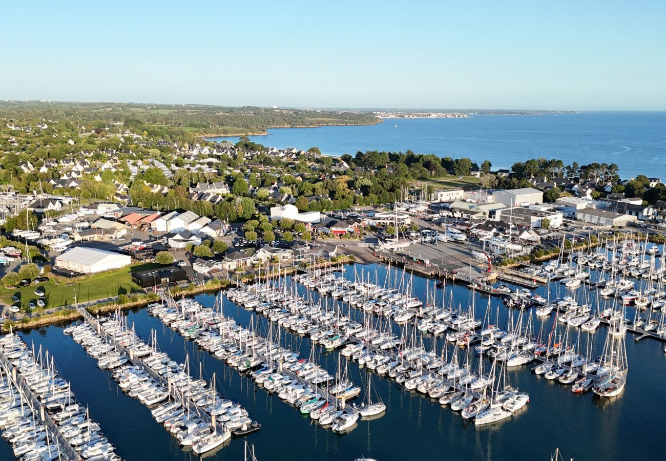 Ferienhaus in La Forêt-Fouesnant - Haus für 6 Erwachsene und 3 Kinder – 900 m Strand 