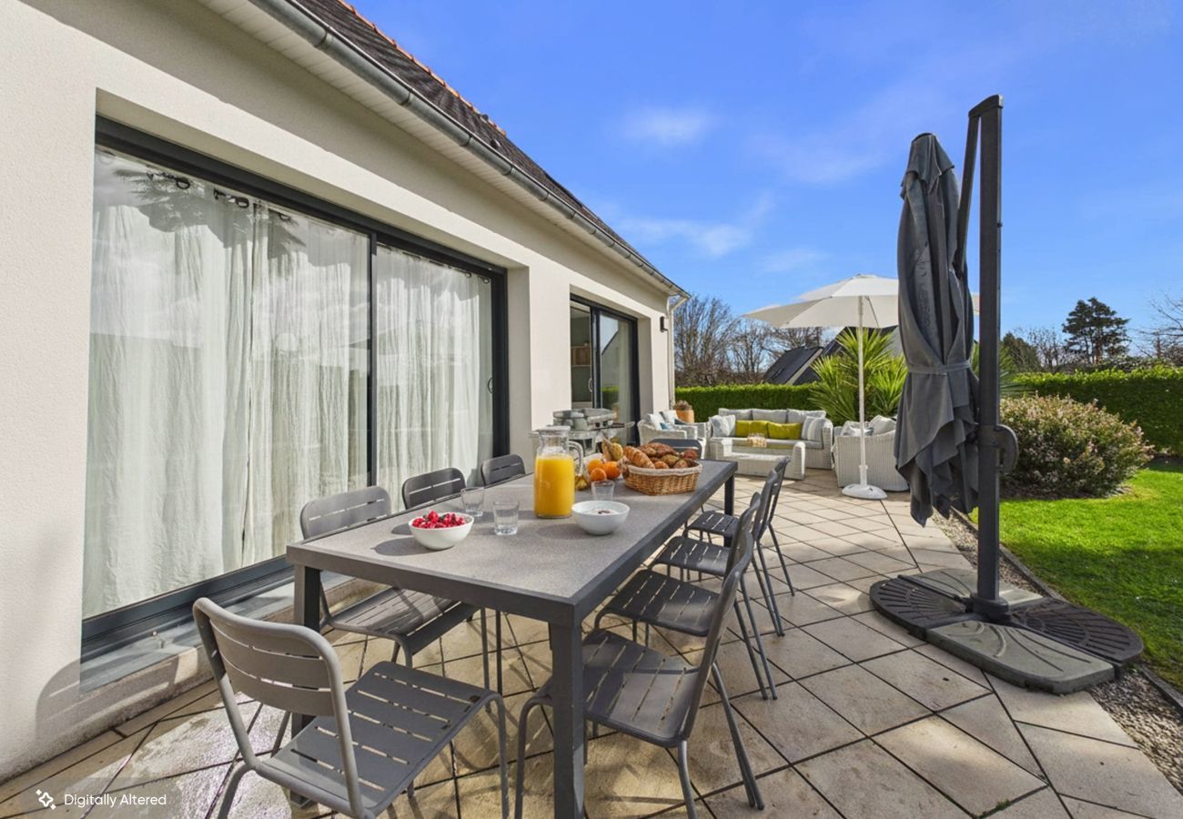 Ferienhaus in La Forêt-Fouesnant - Haus für 6 Erwachsene und 3 Kinder – 900 m Strand 