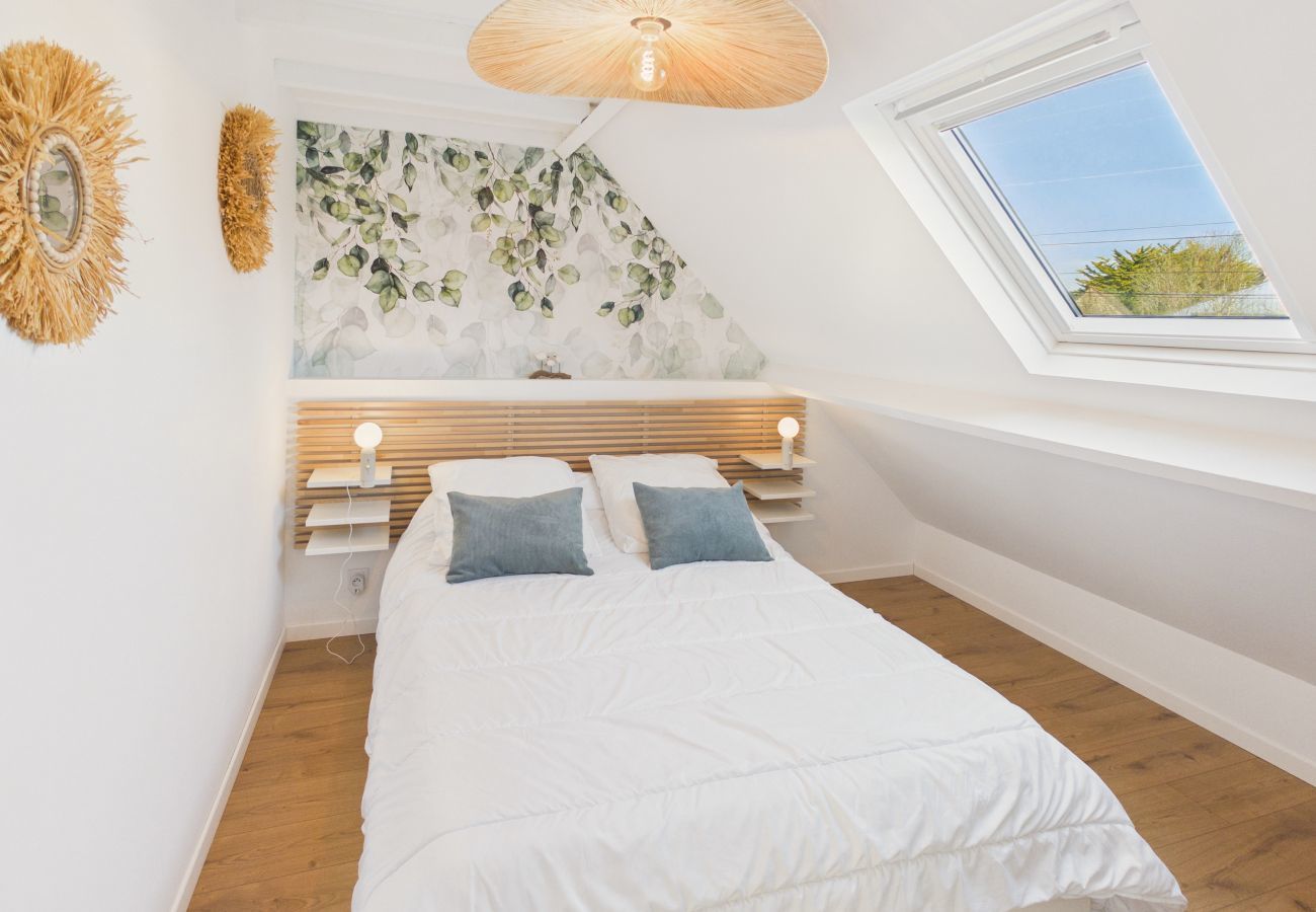 Ferienhaus in Treffiagat - Strand zu Fuß erreichbar – Haus für 6 mit Veranda