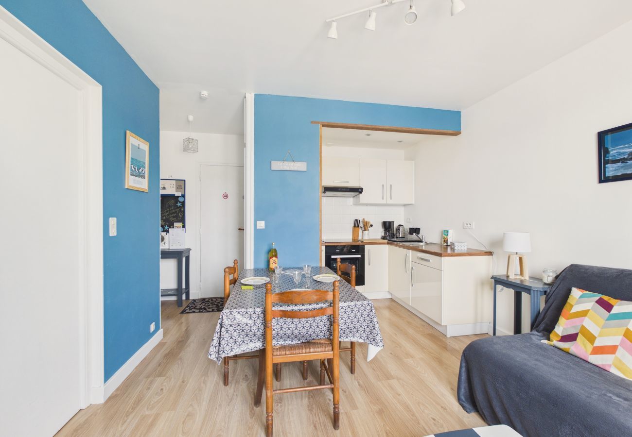 Ferienwohnung in Fouesnant - Apartment mit Meerblick für 3 Personen