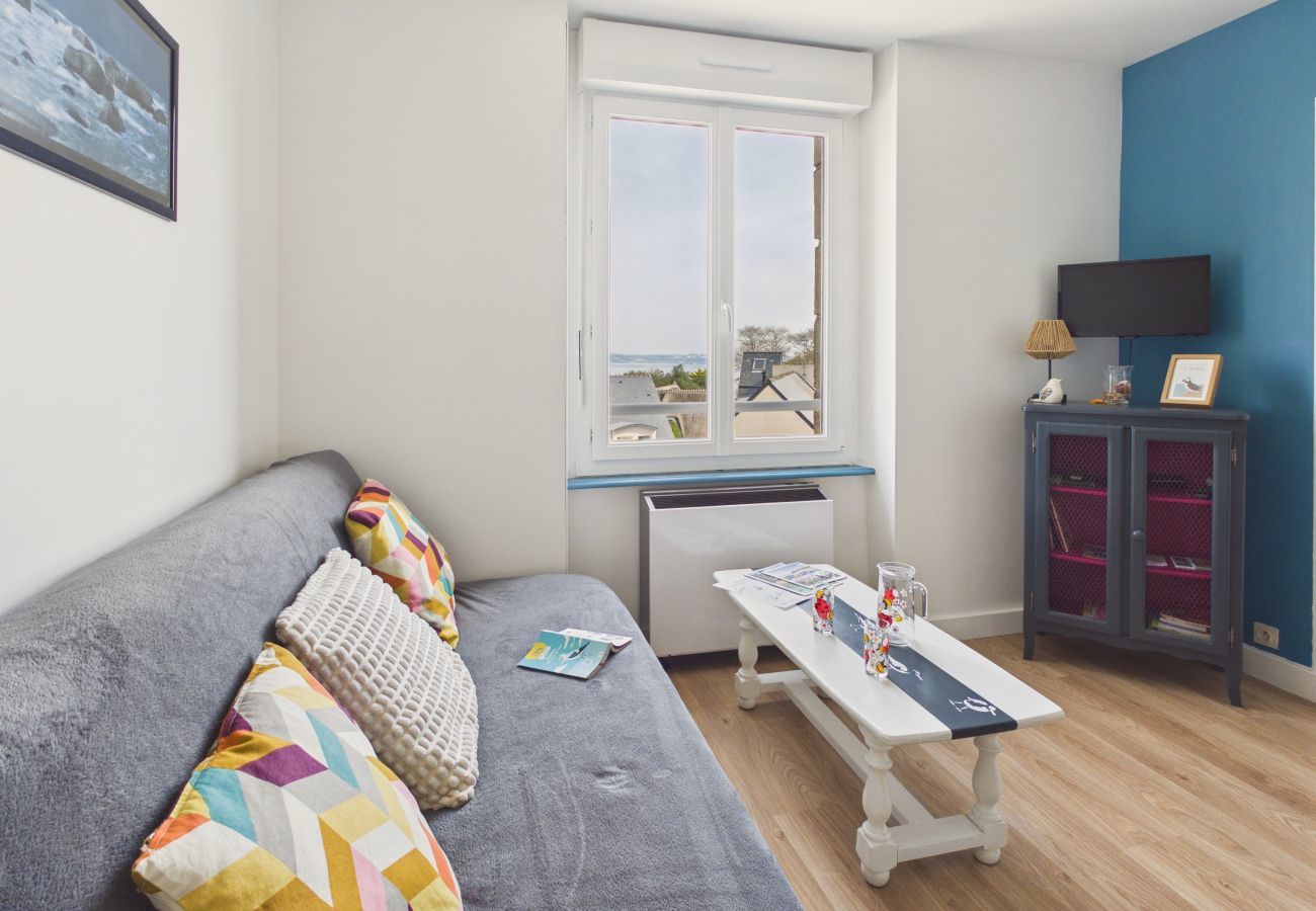Ferienwohnung in Fouesnant - Apartment mit Meerblick für 3 Personen