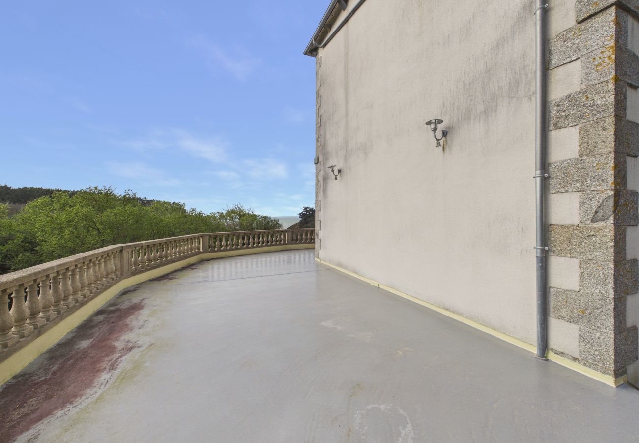 Ferienhaus in Lamballe - Meerblick und großer Garten, 200 m vom Strand