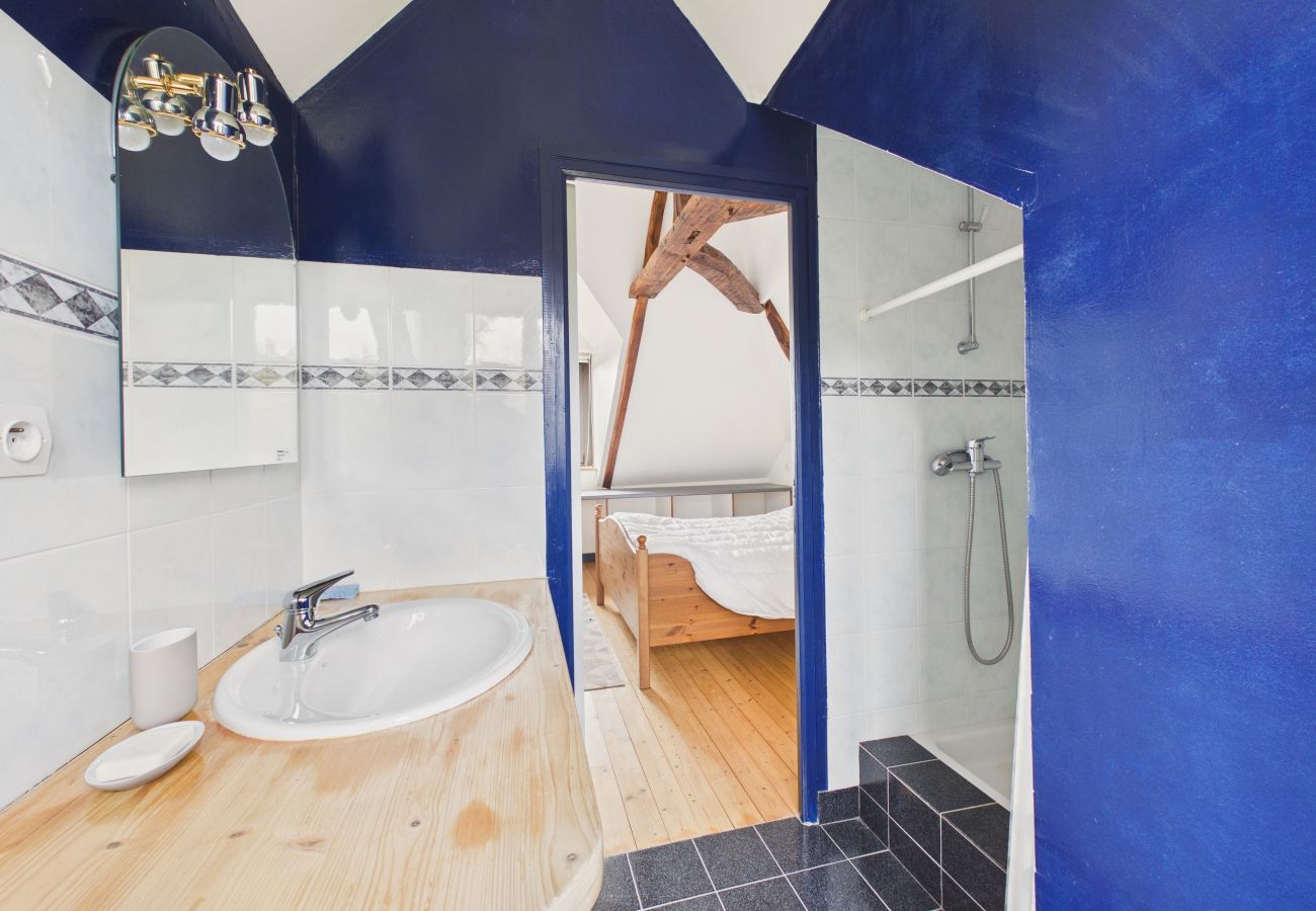 Ferienhaus in Lamballe - Meerblick und großer Garten, 200 m vom Strand