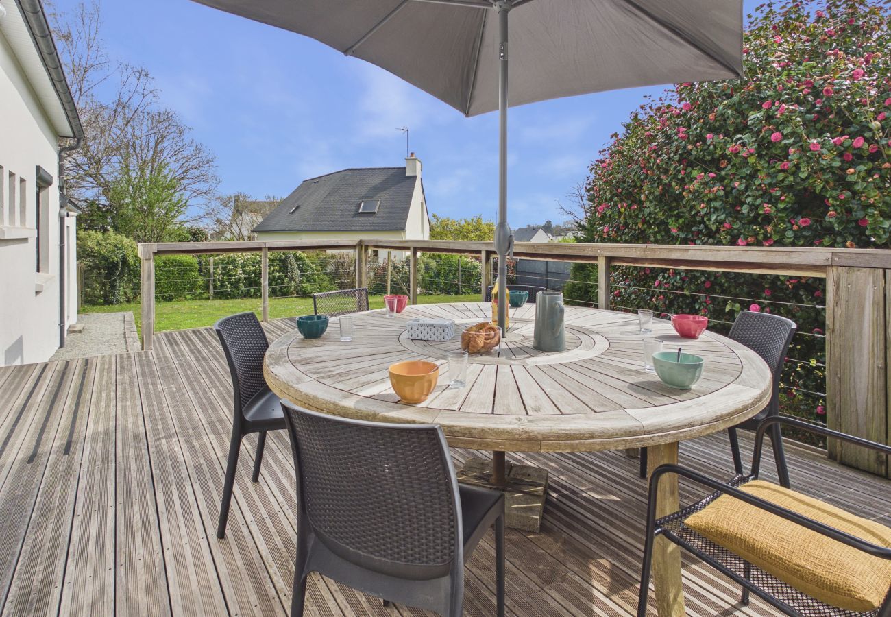Ferienhaus in Fouesnant - Schönes Haus für 7 mit Garten und Terrasse