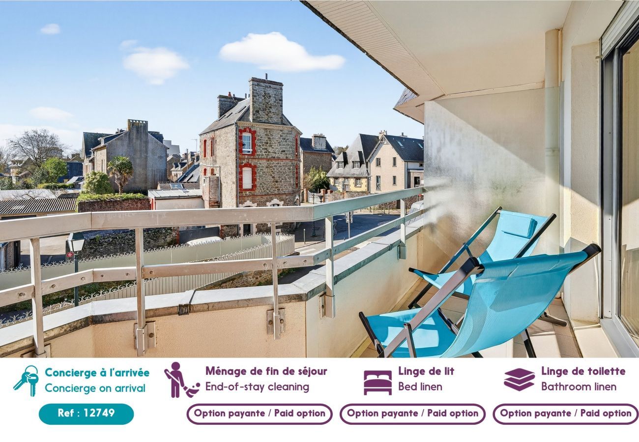 Ferienwohnung in Dinard - Unterkunft für 4, 500 m vom Strand entfernt