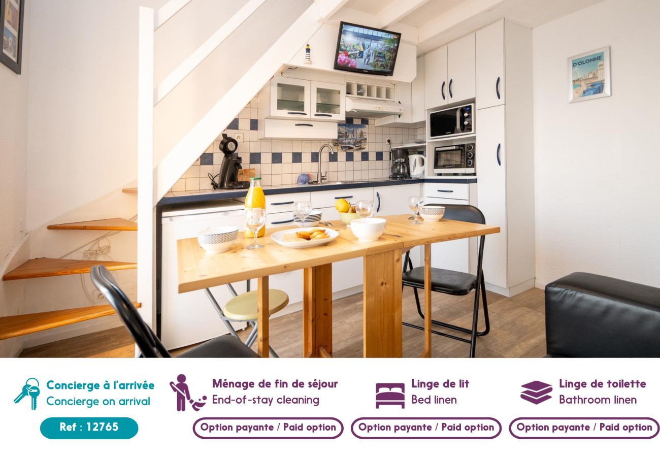 Ferienwohnung in Les Sables-d´Olonne - Wunderschöner Meerblick für 2 Erwachsene / 2 Kinder