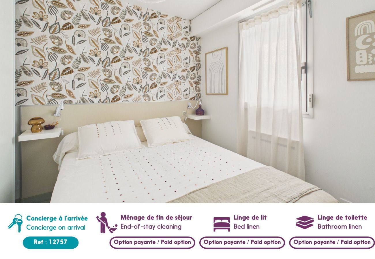 Ferienwohnung in Saint-Gilles-Croix-de-Vie - Wunderschöne Ferienwohnung für 2 mit Meerblick