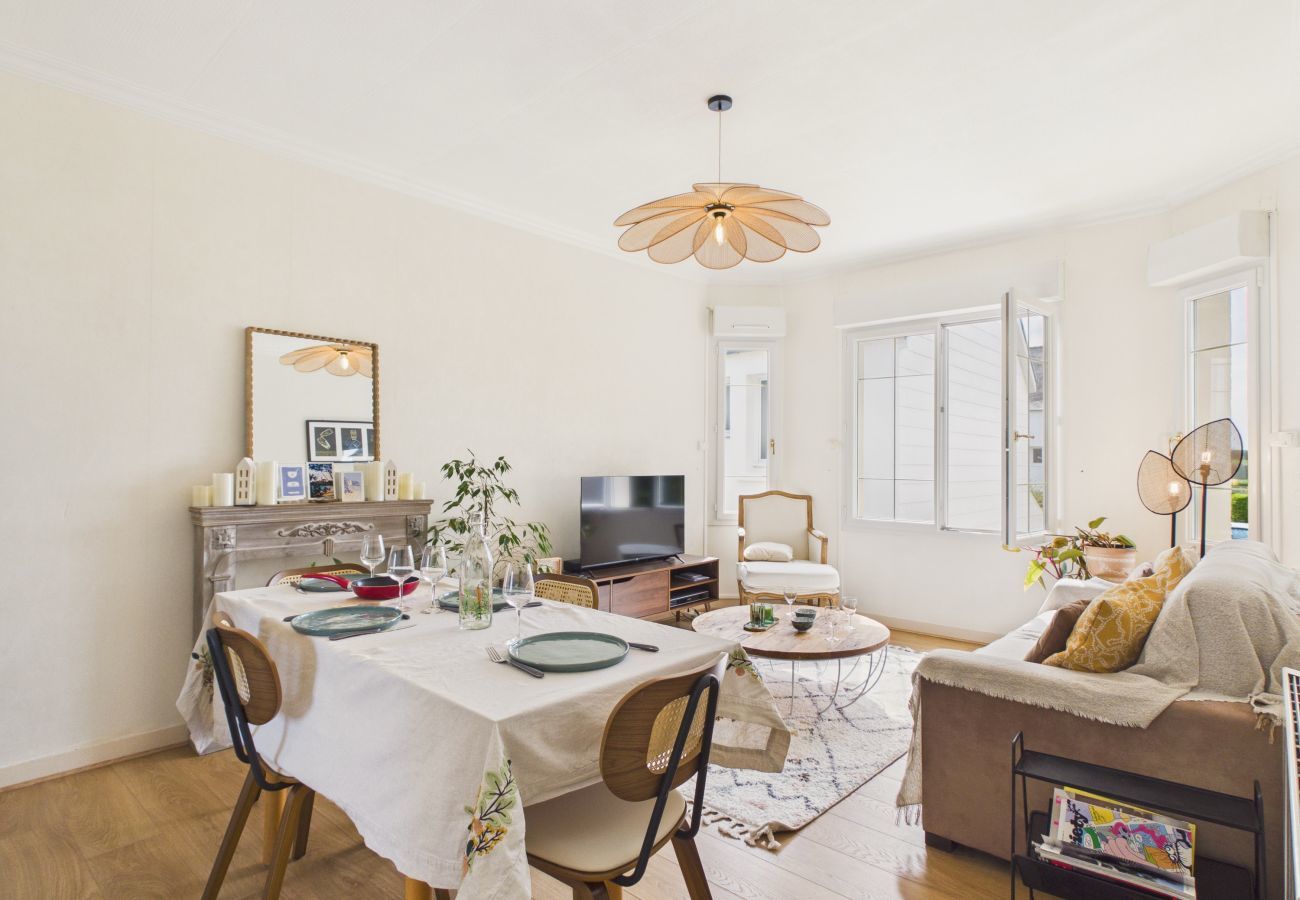 Ferienhaus in Brignogan-Plage - 450m vom Strand Haus für 3 Erwachsene/1 Kind