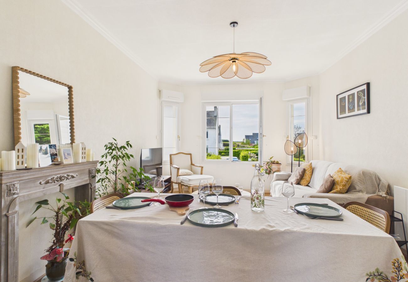 Ferienhaus in Brignogan-Plage - 450m vom Strand Haus für 3 Erwachsene/1 Kind