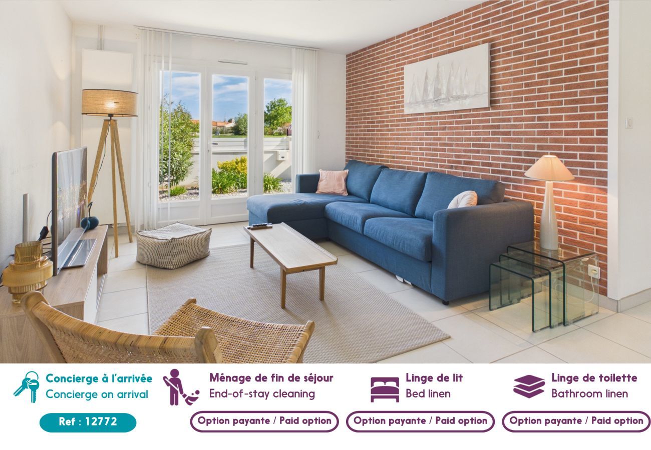 Ferienhaus in Les Sables-d´Olonne - Schönes Haus mit Pool für 8 Personen