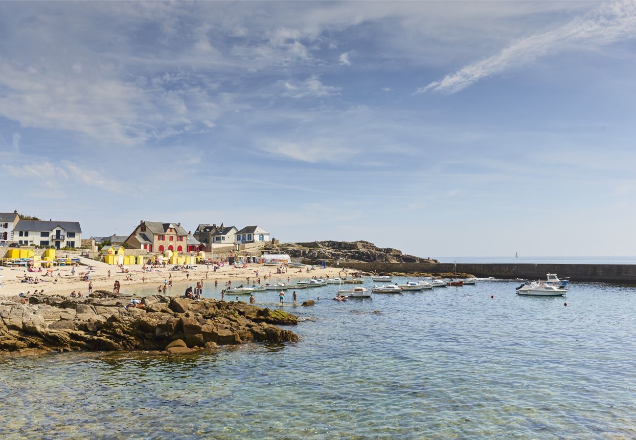 Ferienhaus in Batz-sur-Mer - 400 m vom Strand entfernt, Haus für 6
