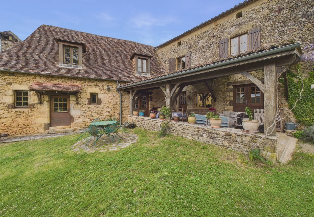 Ferienhaus in Urval - Charmantes Haus mit Pool für 8 Personen