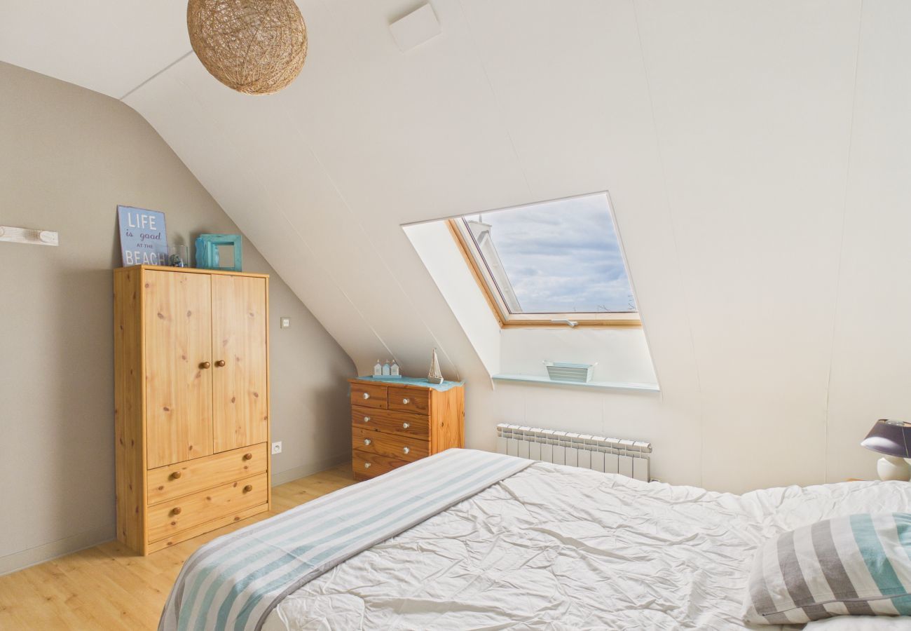 Ferienhaus in Pléneuf-Val-André - Komfortables Haus für 9, mit Garten und Bäumen