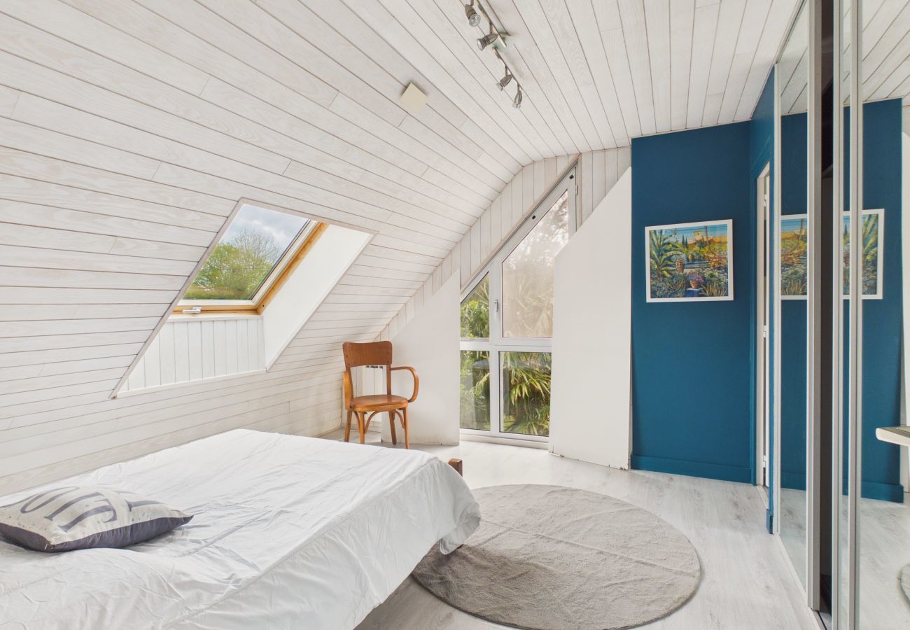 Ferienhaus in Pléneuf-Val-André - Komfortables Haus für 9, mit Garten und Bäumen