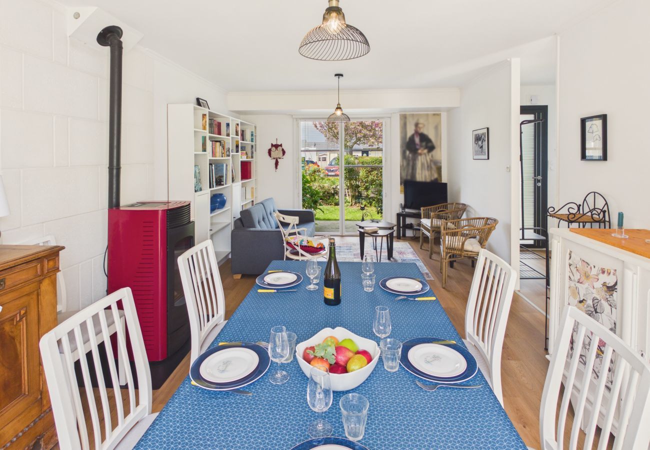 Ferienhaus in Treffiagat - Schönes Haus für 5 mit Garten und Terrasse