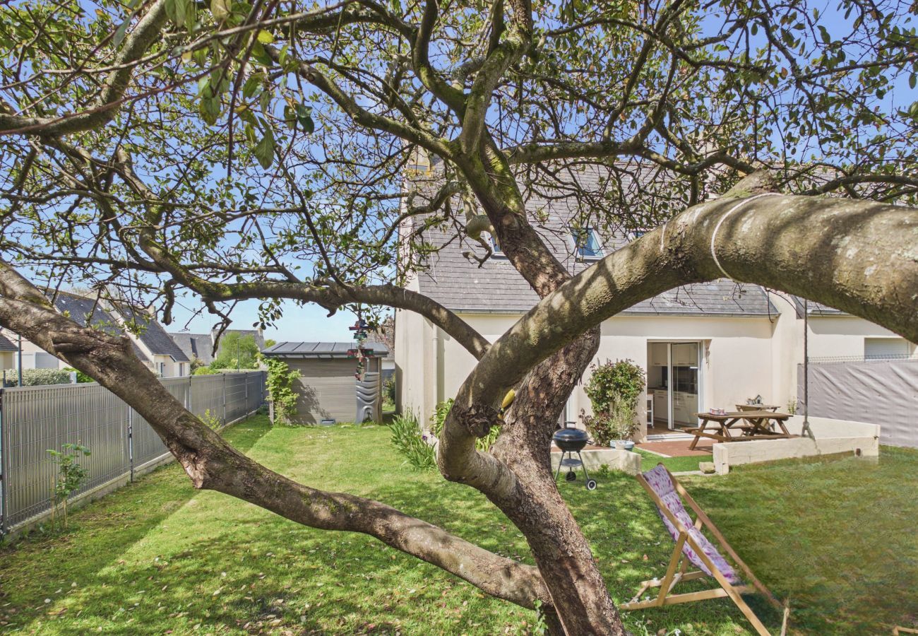 Ferienhaus in Treffiagat - Schönes Haus für 5 mit Garten und Terrasse