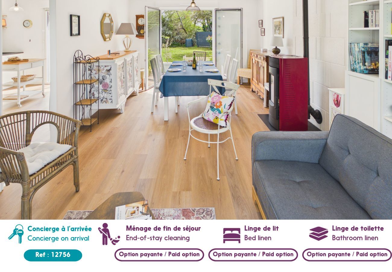 Ferienhaus in Treffiagat - Schönes Haus für 5 mit Garten und Terrasse