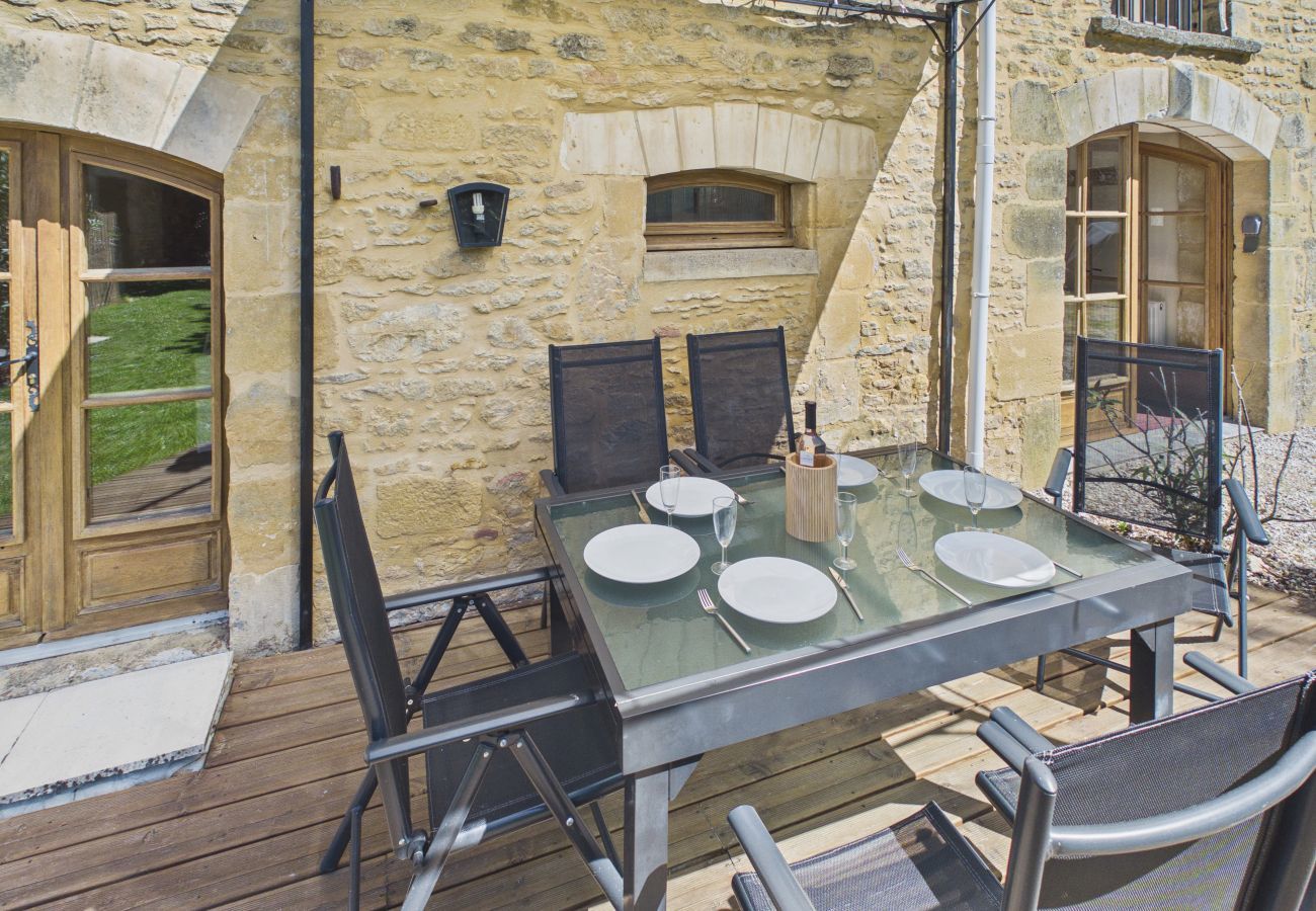 Ferienhaus in La Chapelle-Aubareil - Haus mit Pool nahe Lascaux für 6 Personen