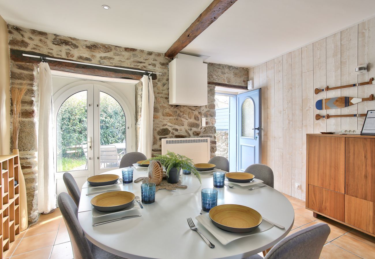 Ferienhaus in Saint-Suliac - Wunderschönes Haus für 4, Strand 600 m