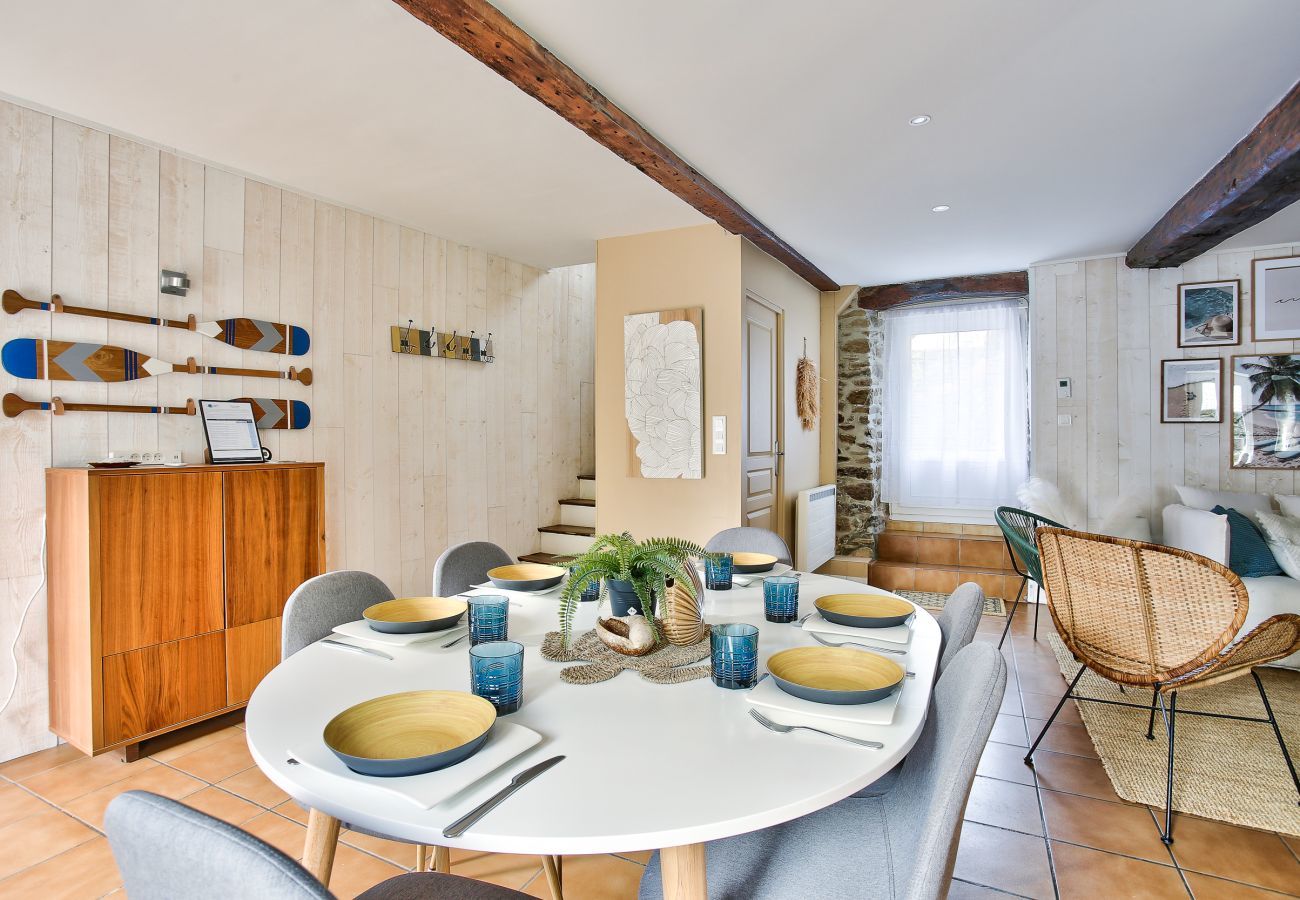 Ferienhaus in Saint-Suliac - Wunderschönes Haus für 4, Strand 600 m