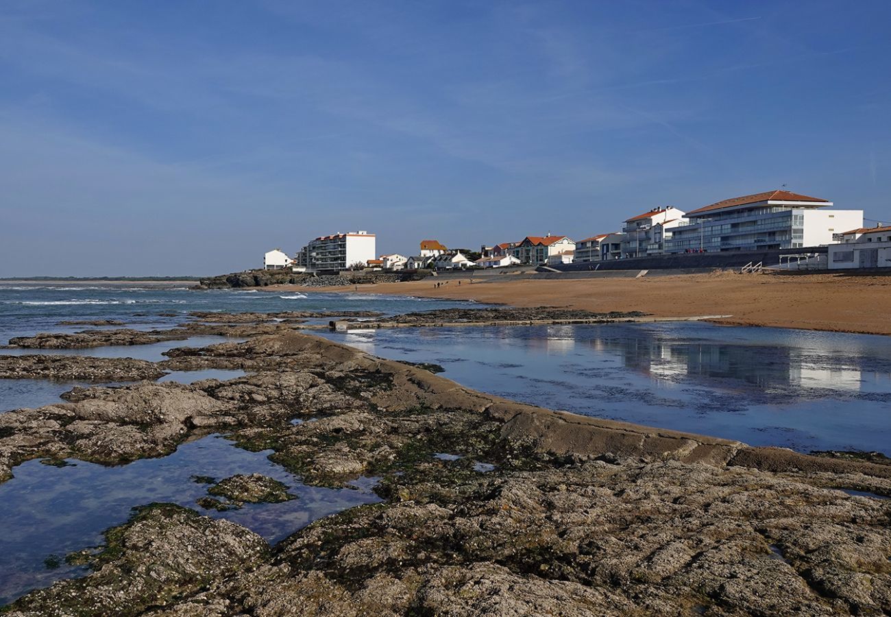 Ferienhaus in Saint-Hilaire-de-Riez - Angenehmes Haus mit Terrasse 500 m vom Meer - 4p