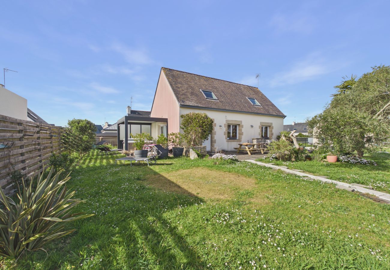Ferienhaus in Treffiagat - Haus für 6 mit Whirlpool und großem Garten
