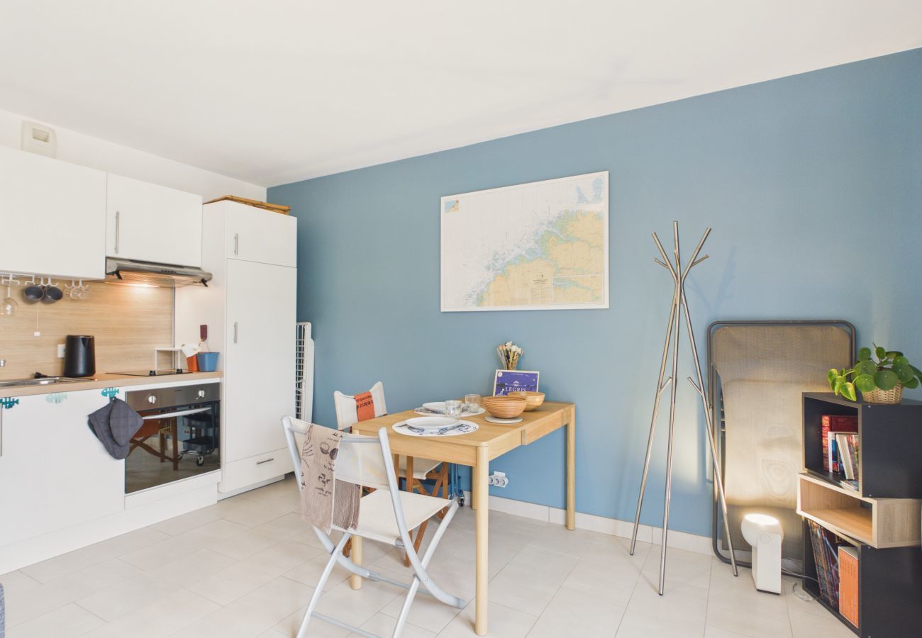 Ferienwohnung in Plouguerneau - 50 m vom Strand - Apartment mit Terrasse für 2