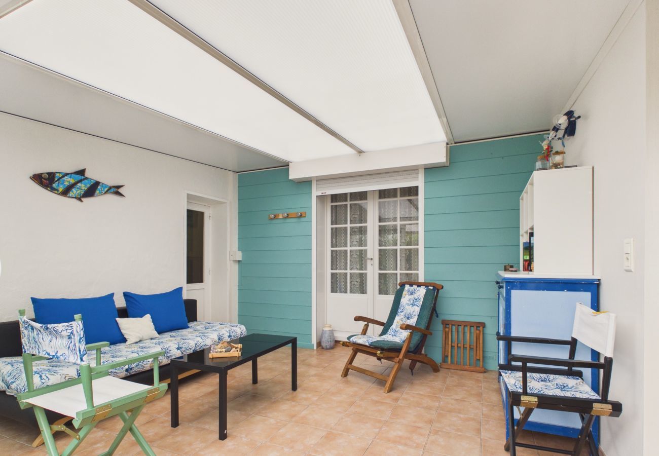 Ferienhaus in Les Portes-en-Ré - Haus für 4, Garten mit Bäumen