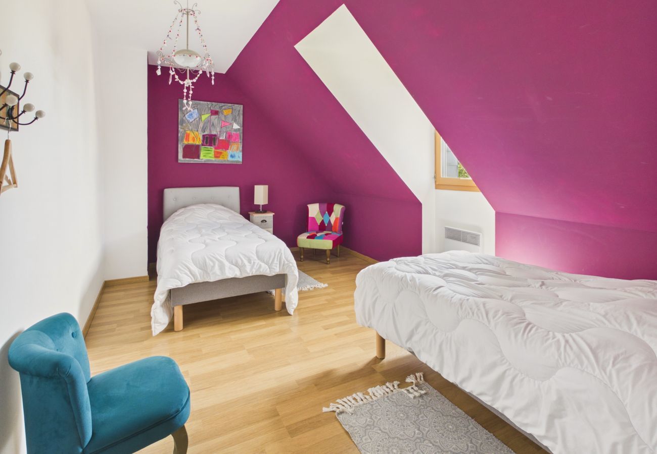 Ferienhaus in Fouesnant - Charmantes Haus großer Garten nah Meer - 8 Pers