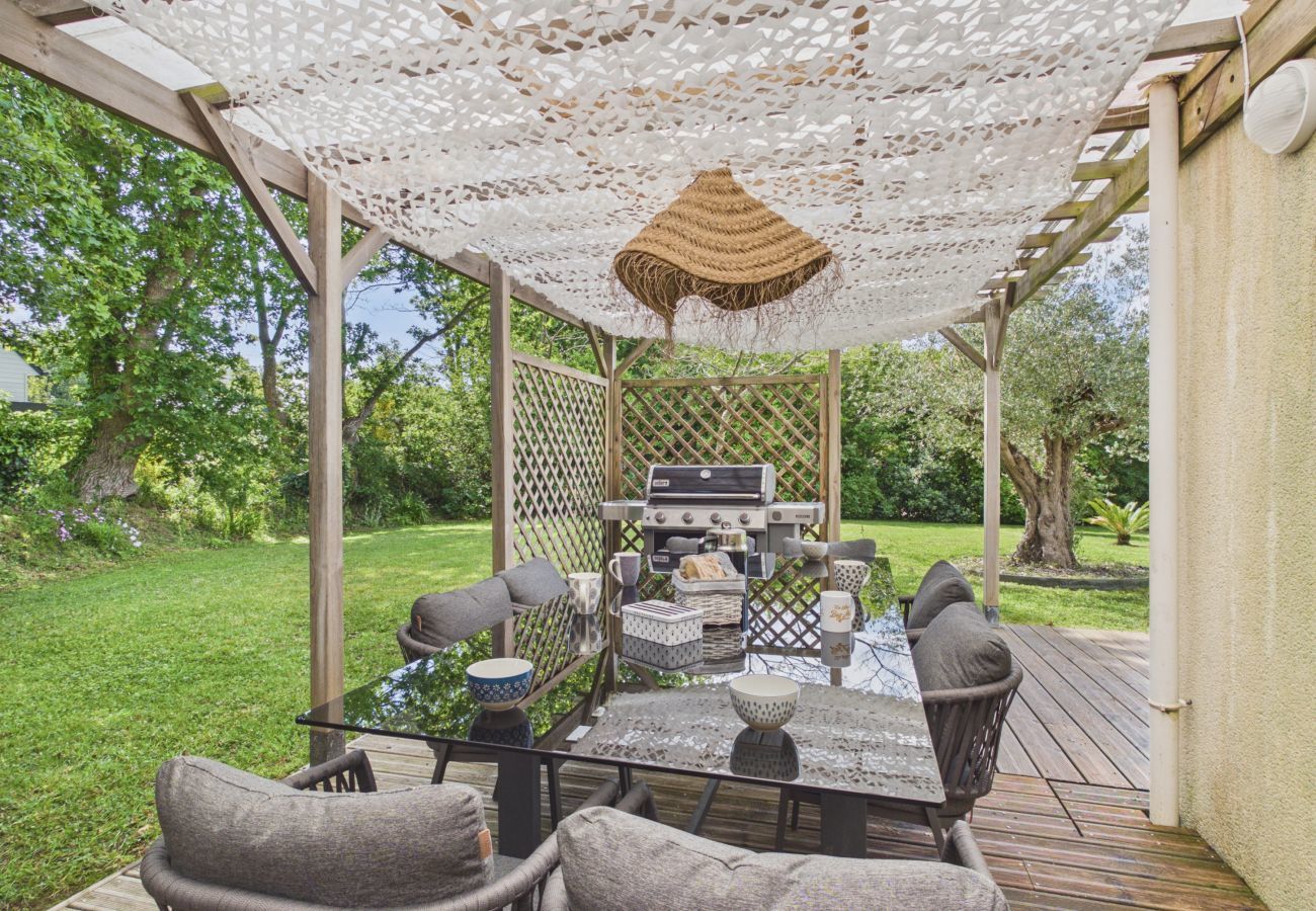 Ferienhaus in Fouesnant - Charmantes Haus großer Garten nah Meer - 8 Pers
