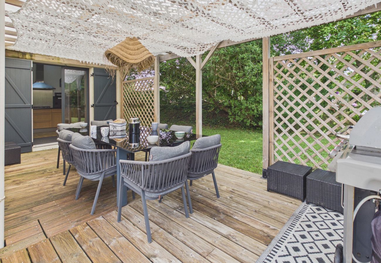 Ferienhaus in Fouesnant - Charmantes Haus großer Garten nah Meer - 8 Pers