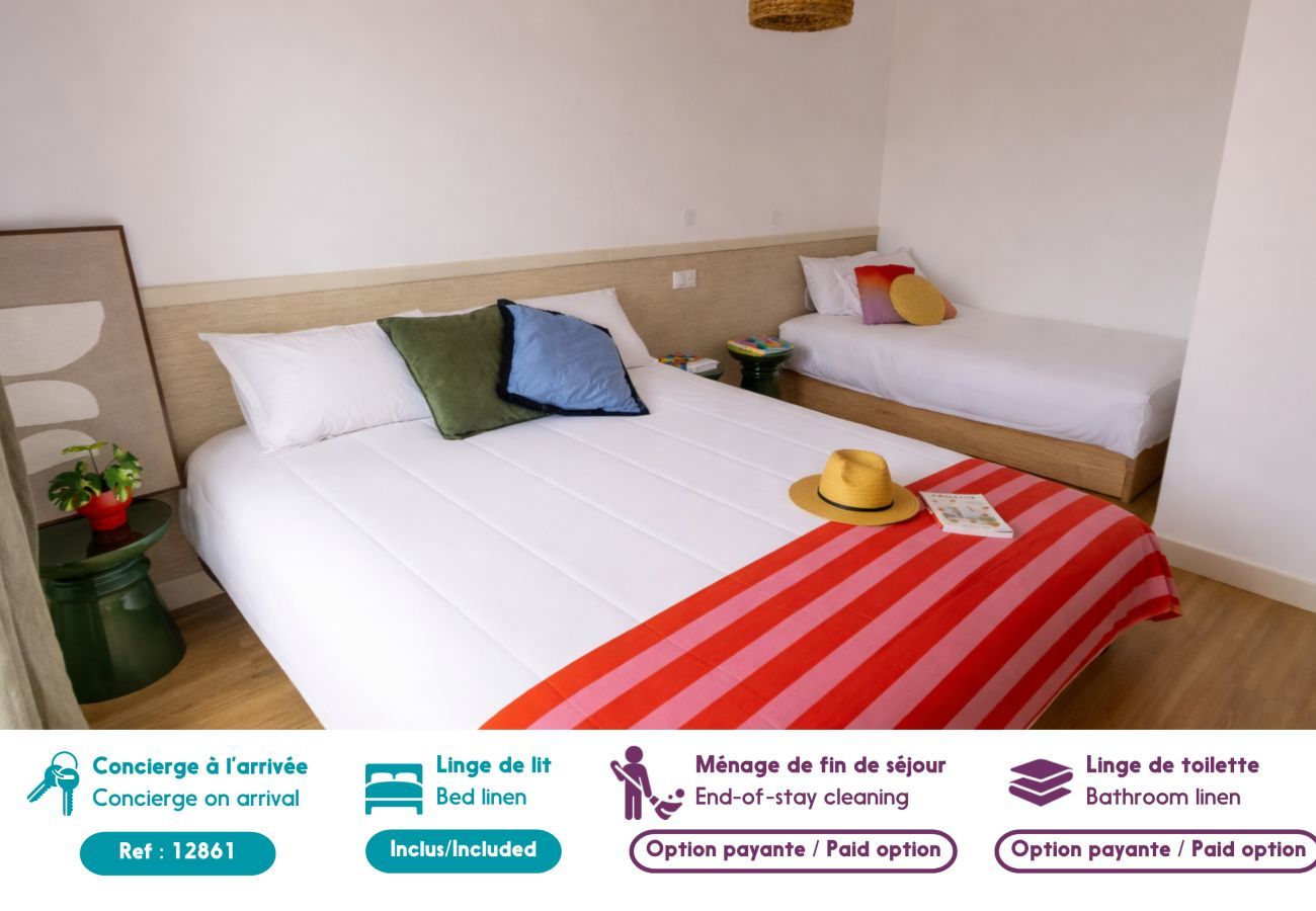 Ferienwohnung in Biscarrosse - Noosa - Apartment für 4 Personen - Gemeinschaftspool