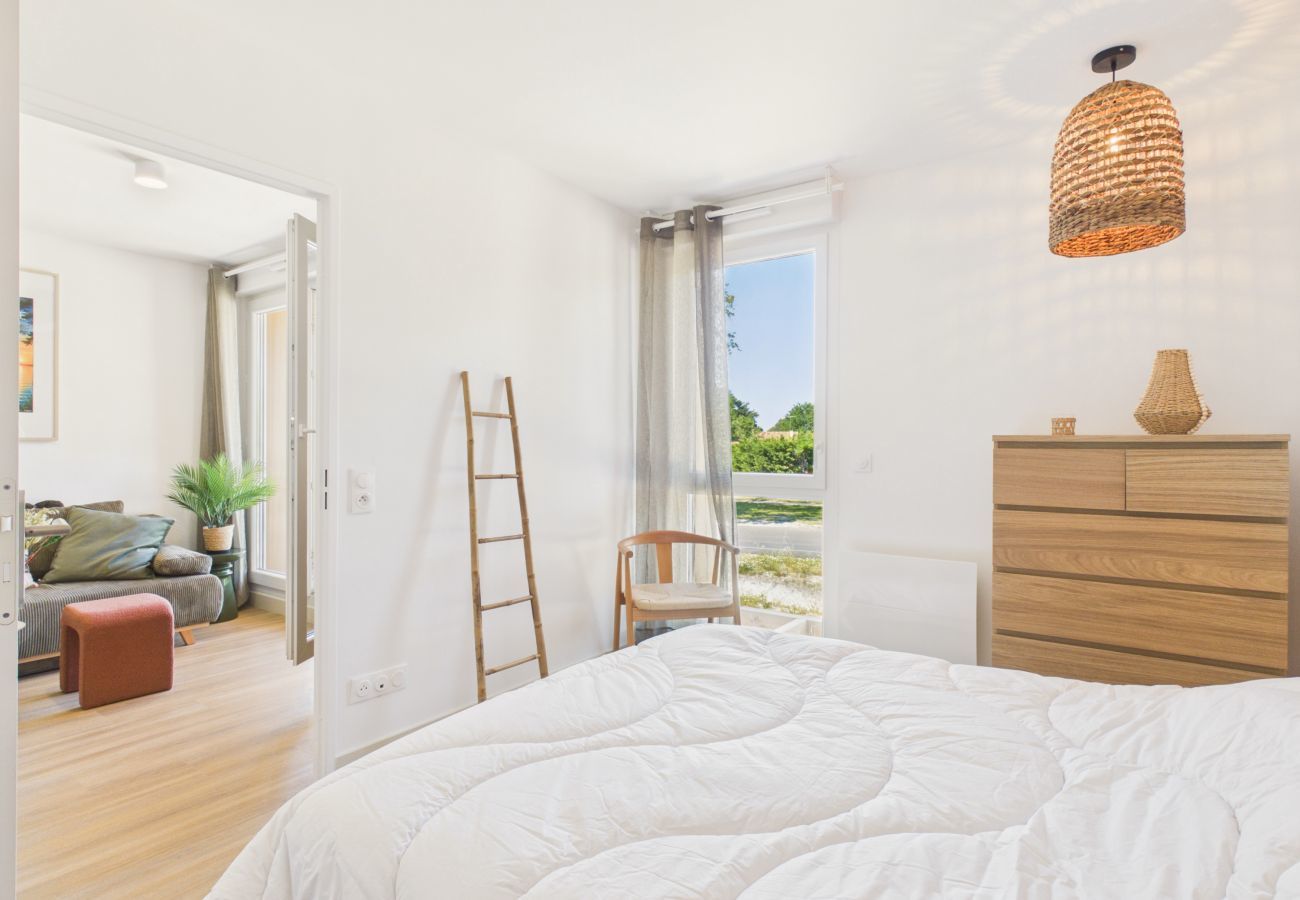 Ferienwohnung in Biscarrosse - Le Blowtail - Apartment für 4 - Gemeinschaftspool