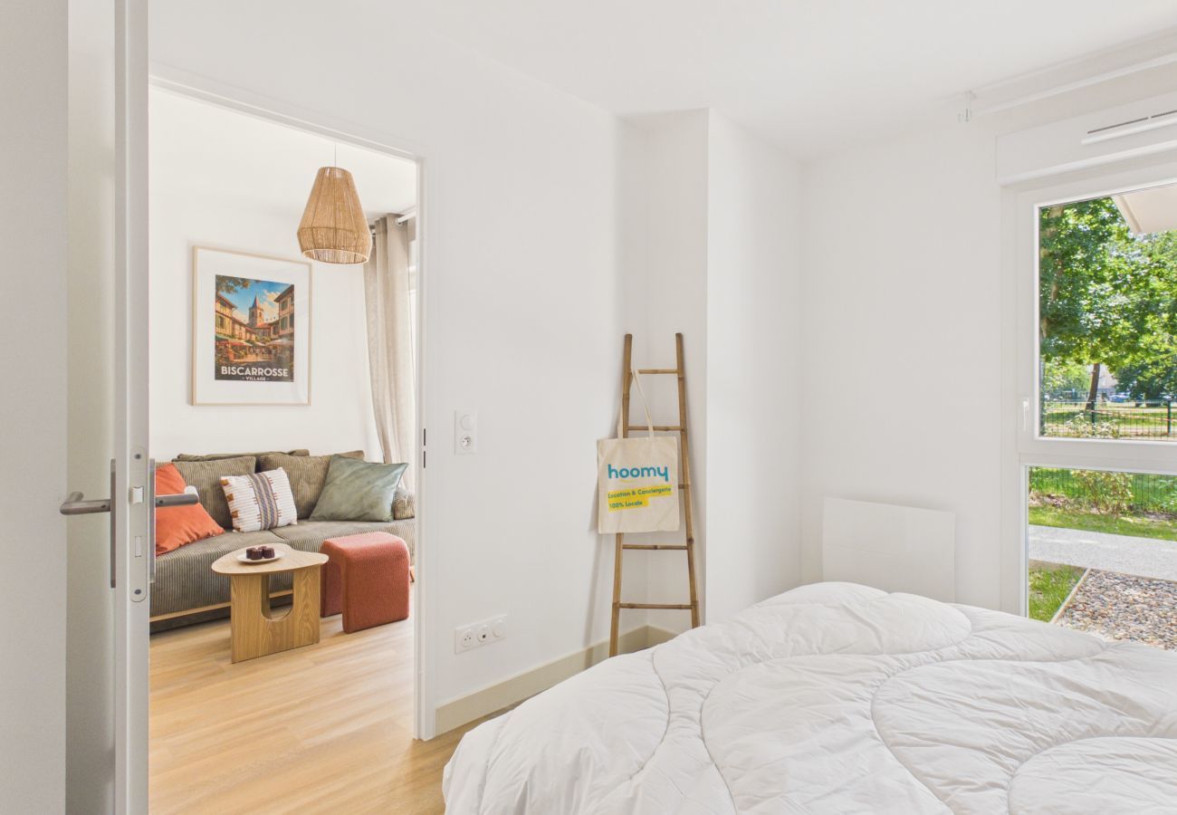 Ferienwohnung in Biscarrosse - La Planche Malibu - Whg 4 Pers - Pool gemeinsam