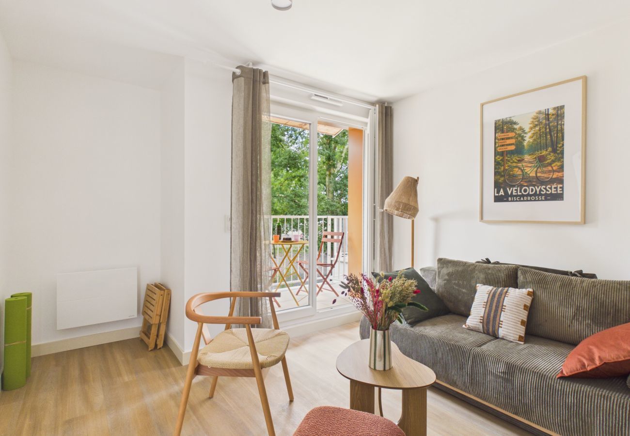 Ferienwohnung in Biscarrosse - Le Reef - Apartment für 4 - Gemeinschaftspool