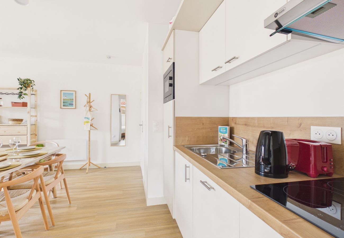 Ferienwohnung in Biscarrosse - The Snap - 6 Pers. - Gemeinschaftspool