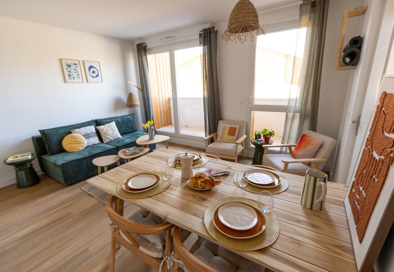 Ferienwohnung in Biscarrosse - Ondine - 6 Pers. - Gemeinschaftspool