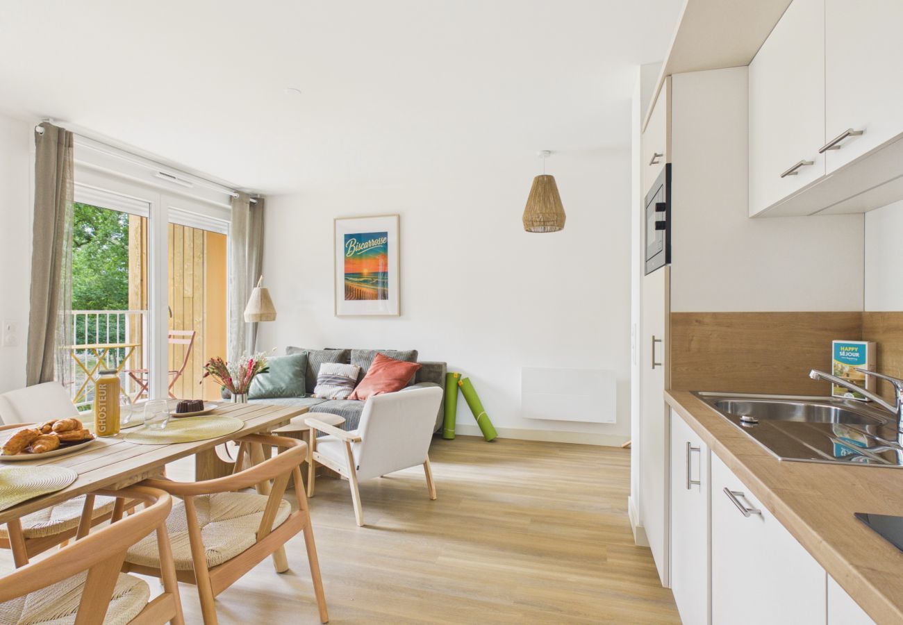 Ferienwohnung in Biscarrosse - Ondine - 6 Pers. - Gemeinschaftspool