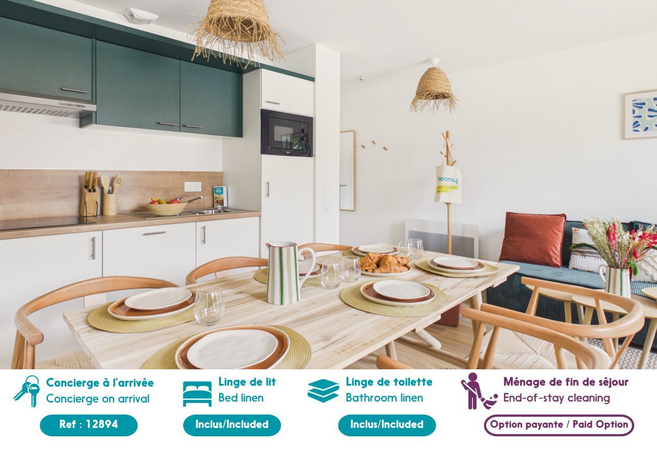 Ferienwohnung in Biscarrosse - Peak&Point - 6 Pers. - Gemeinschaftspool