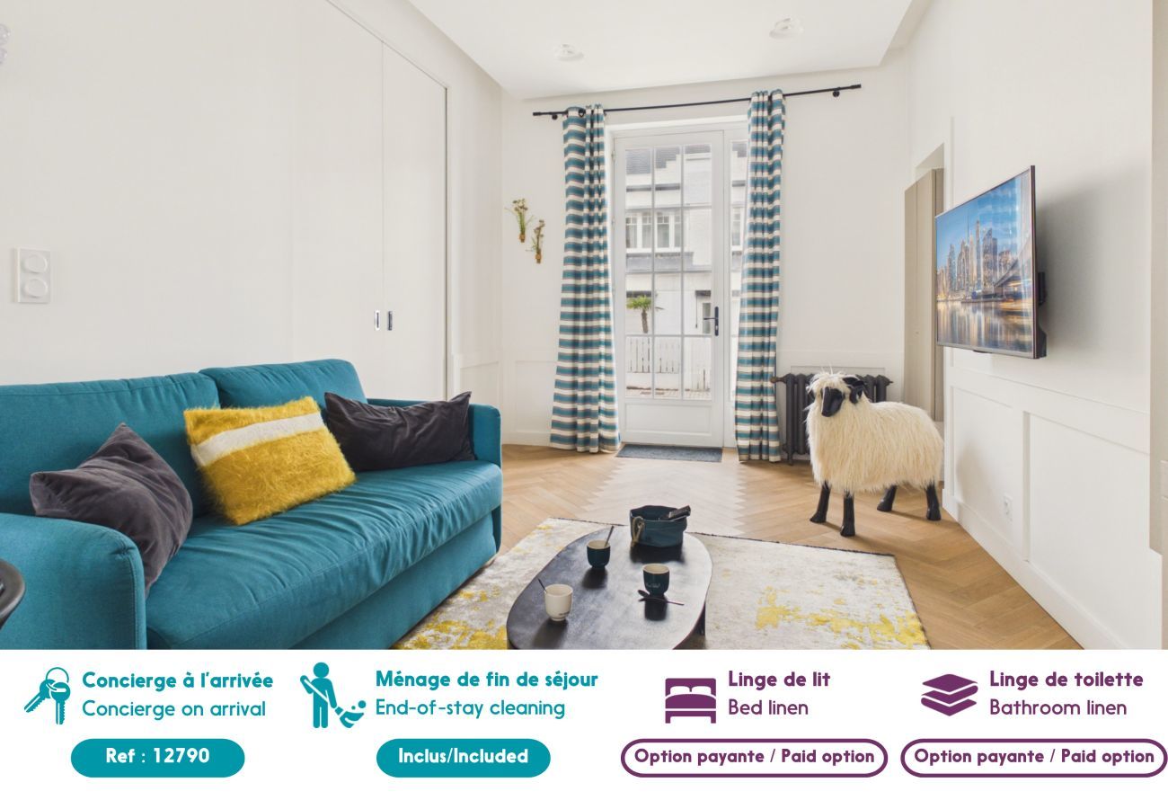 Ferienwohnung in La Baule-Escoublac - 800 m Strand – Apartment für 2 Erwachsene 1 Kind