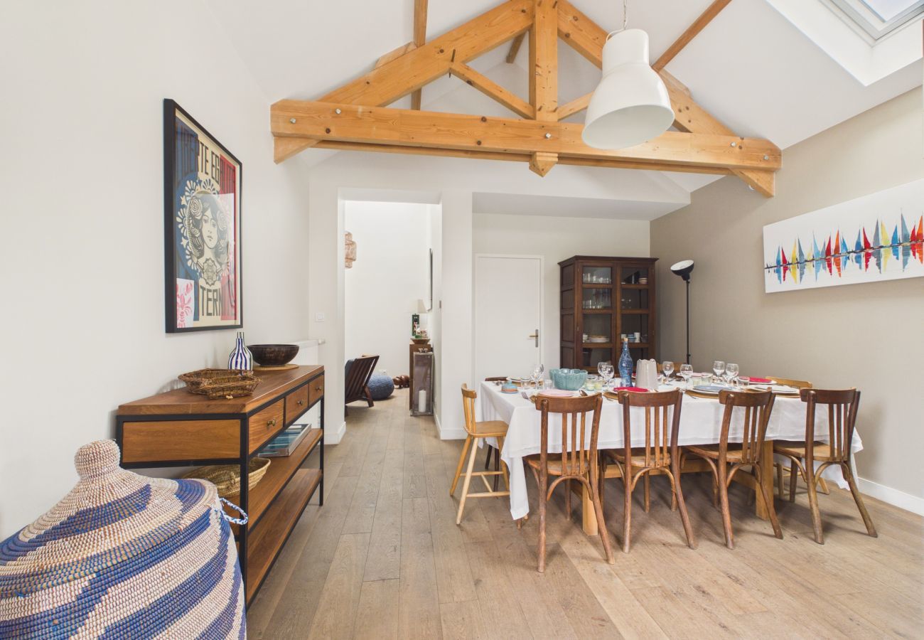 Ferienhaus in Préfailles - 500 m vom Strand, 7 Erwachsene 1 Kind