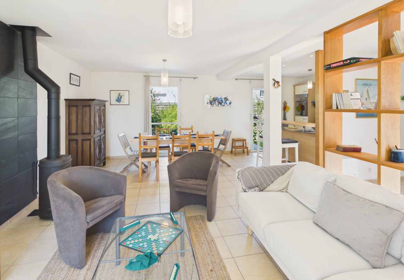Doppelhaushälfte in Le Guilvinec - Haus mit grünem Garten • 7 Schlafplätze