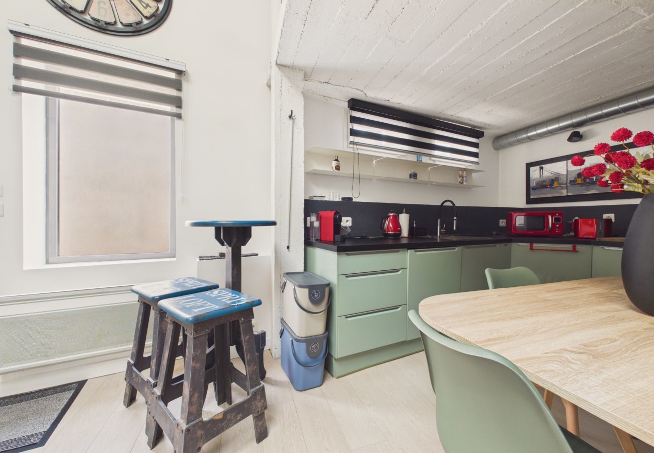 Ferienwohnung in Pornichet - Strand 500 m, Doppelhaus für 4, Zentrum