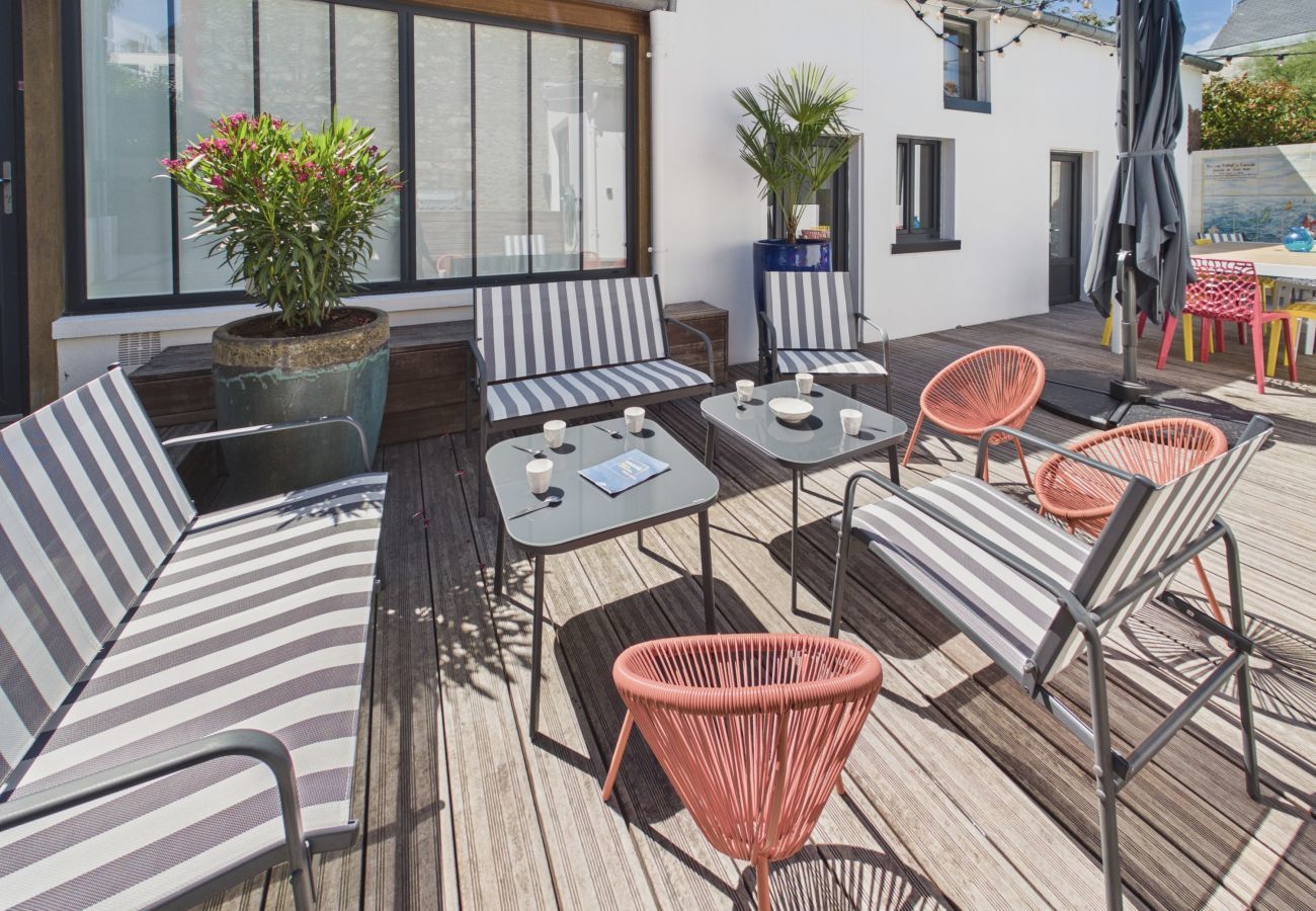 Ferienhaus in Dinard - Wunderschönes Haus für 10, strand nebenan