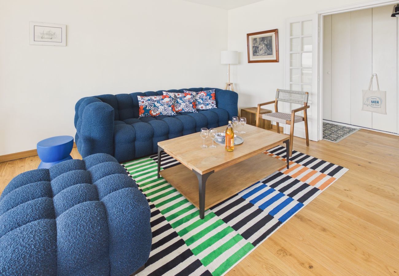Ferienwohnung in Bénodet - Wohnung mit Meerblick für 4 - 3 Balkone