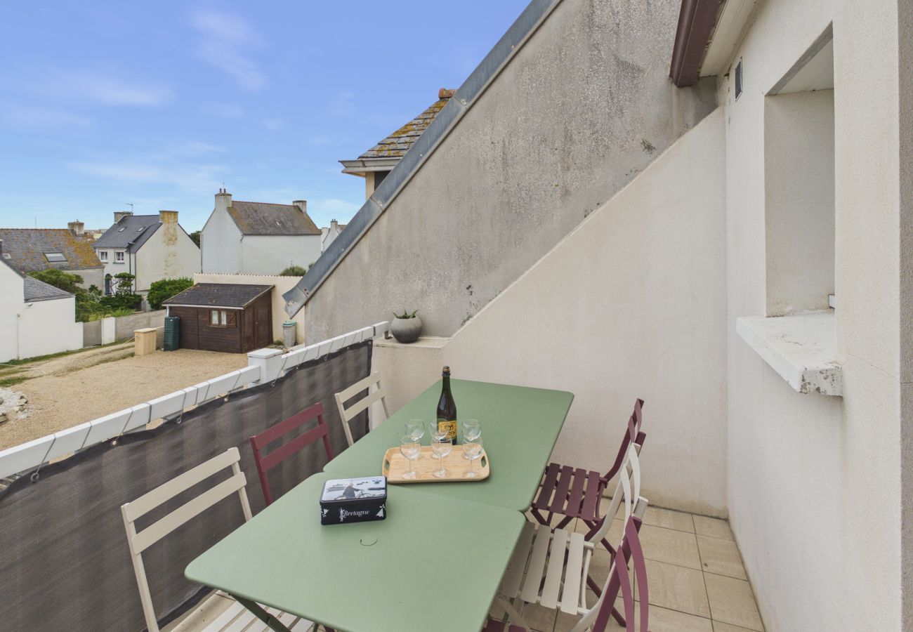 Ferienhaus in Penmarch - Familienhaus für 6 Personen – Meerblick und Grill