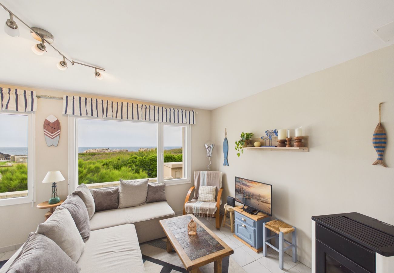Ferienhaus in Penmarch - Familienhaus für 6 Personen – Meerblick und Grill