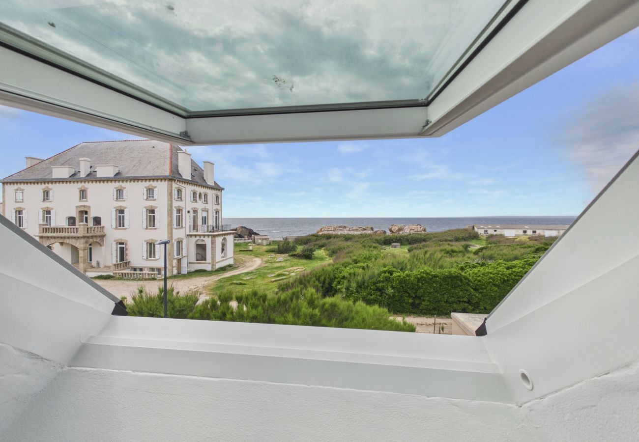 Ferienhaus in Penmarch - Familienhaus für 6 Personen – Meerblick und Grill