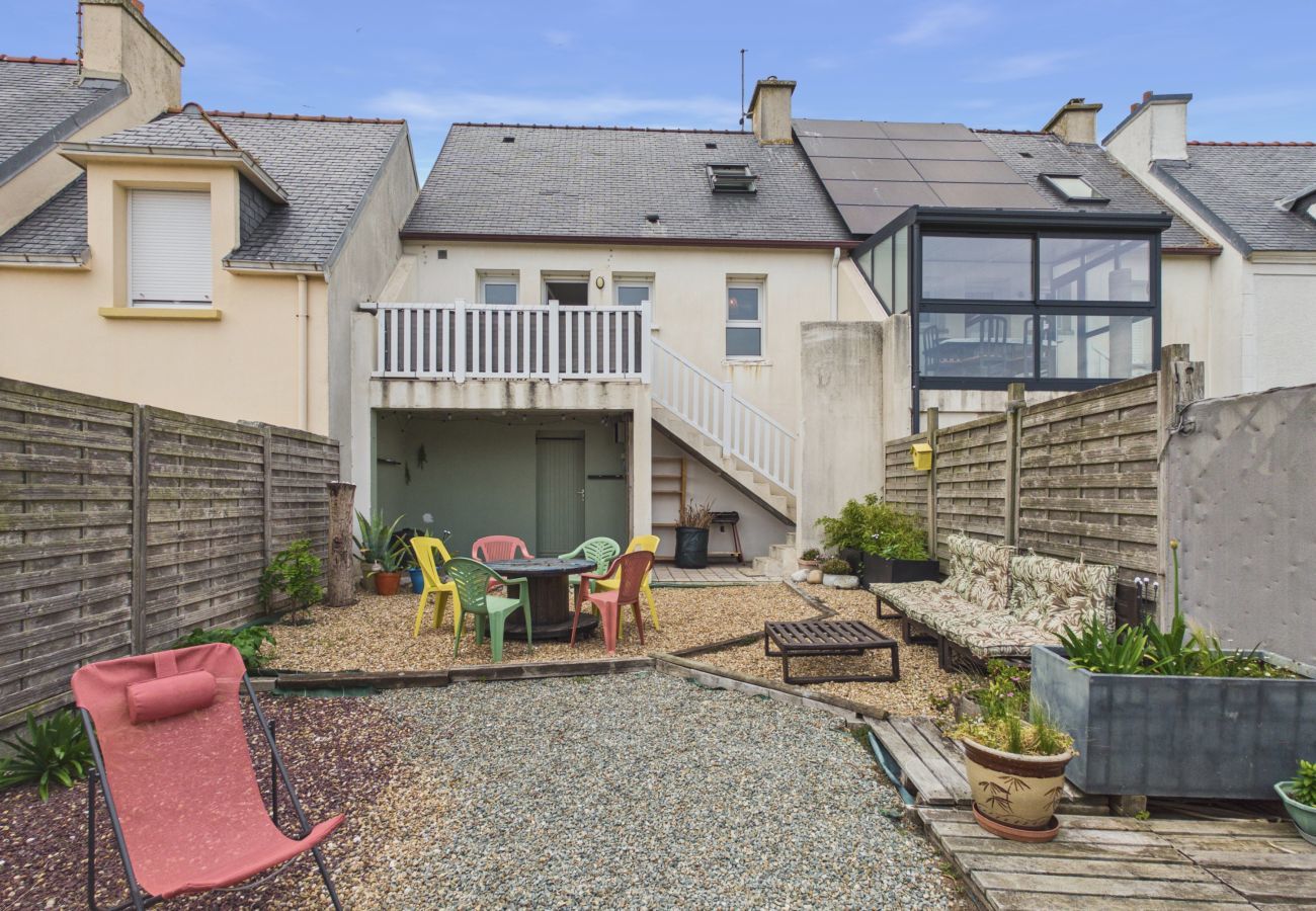 Ferienhaus in Penmarch - Familienhaus für 6 Personen – Meerblick und Grill
